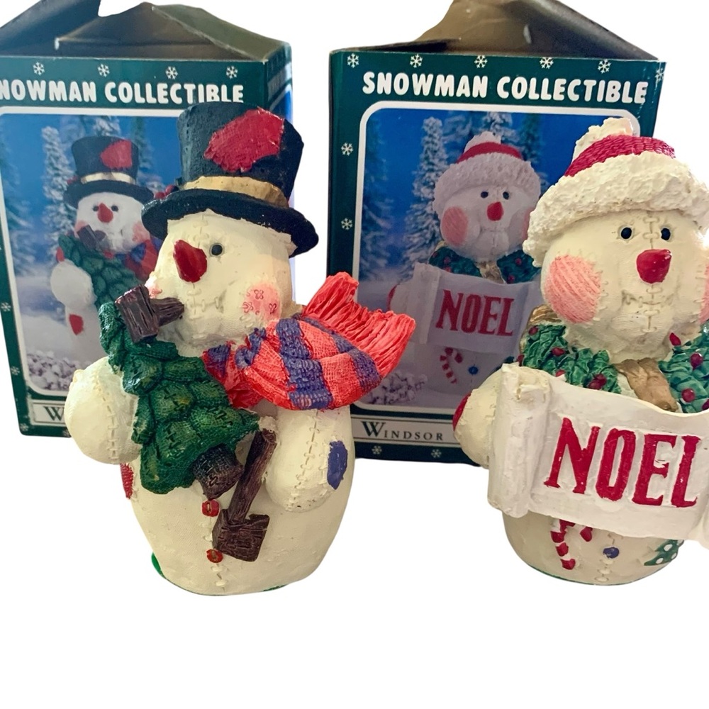Vintage Windsor Collection: Snowman Collectible Set